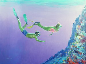 Snorkelaars door William Ireland